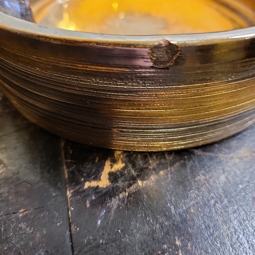 Bitossi Mid-century Modern Raymor Gold Colored Ceramic Ash Trays ltaly - Picture 11 of 14